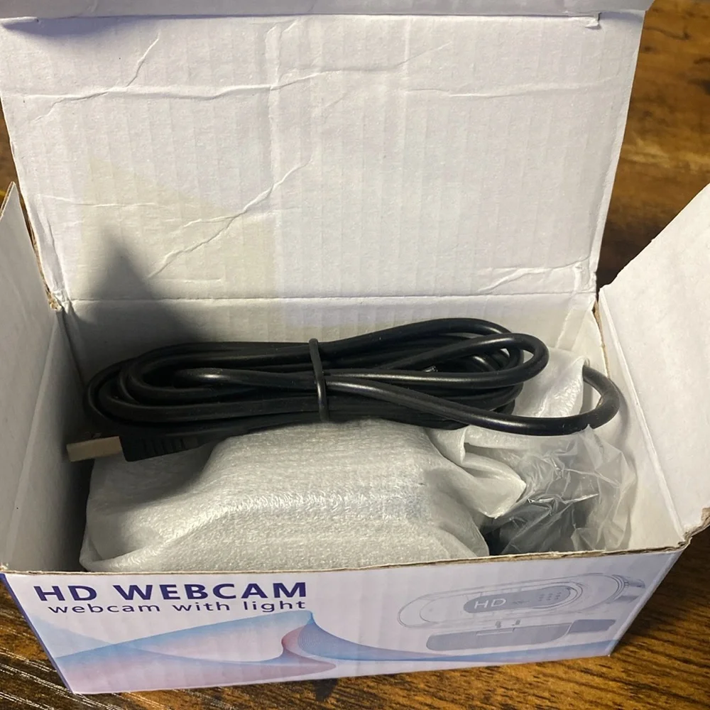 HD Webcam with Ring Light
